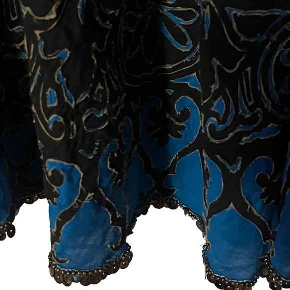 Chico’s Women Size 3‎ XL or 16 Embellished Maxi Skirt Bohemian - Picture 4 of 4